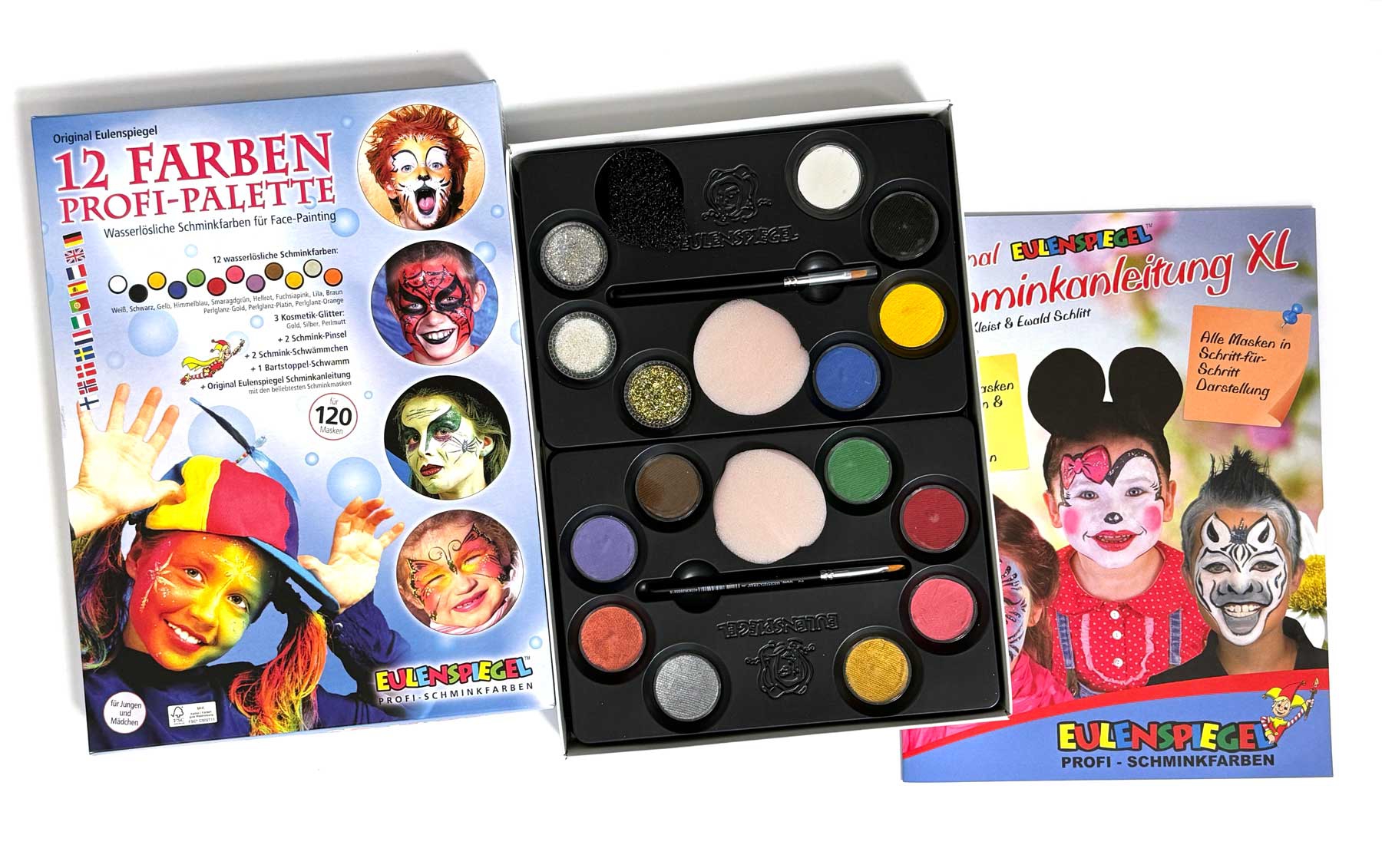 12 Farben-Profi-Schminke-Palette 12 Farben-Profi-Schminke-Palette