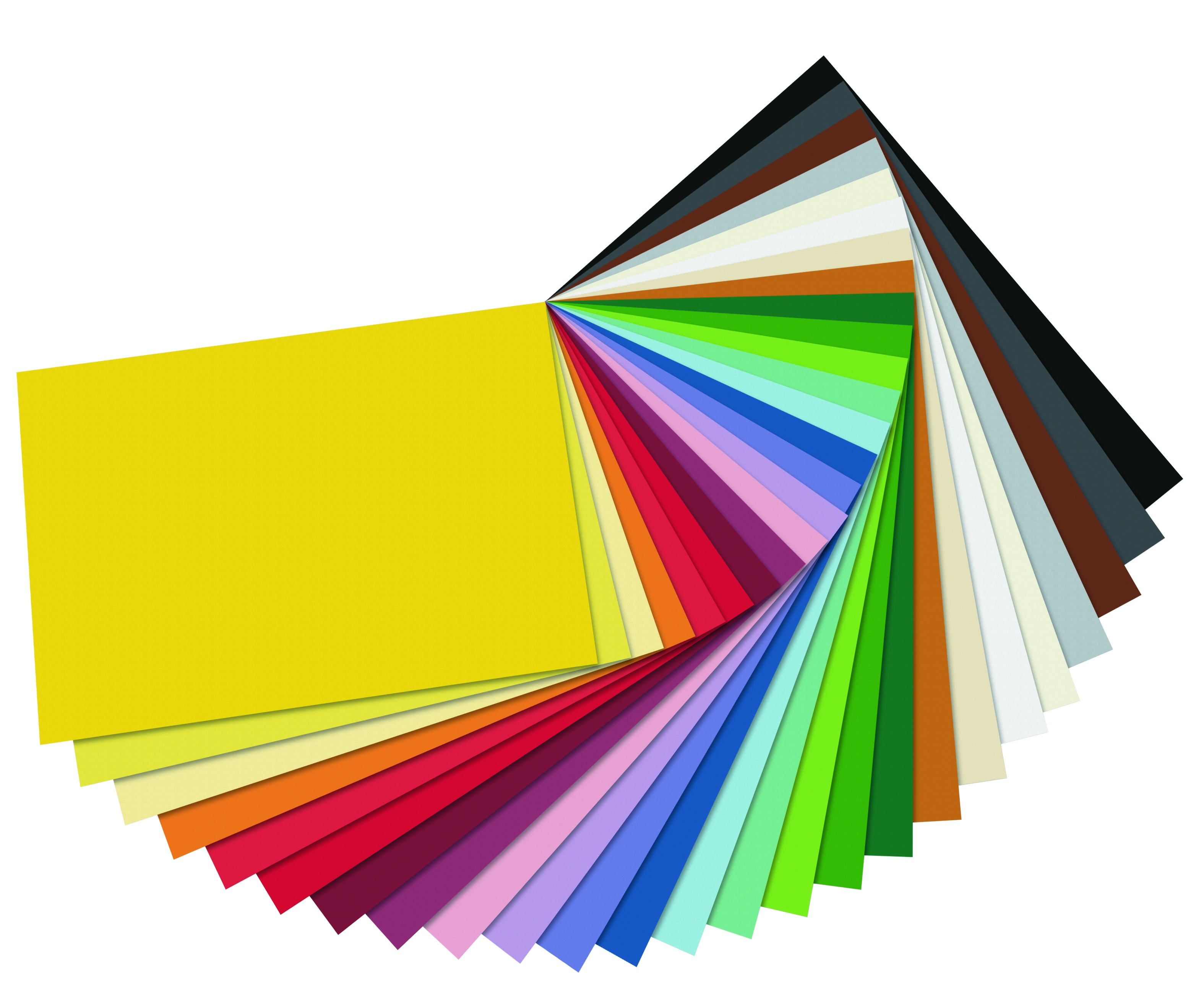 Tonpapier 130 g, 50 x 70 cm - 10 Bogen einer Farbe