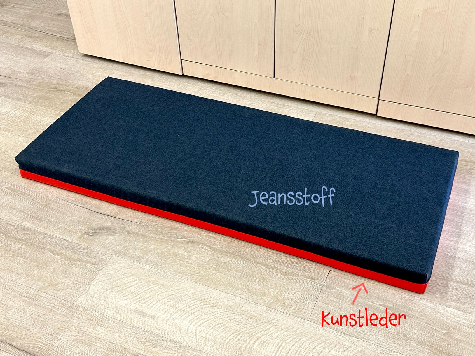 Liegepolster "S" 132,5 x 55 x 8 cm Liegepolster "S" 132,5 x 55 x 8 cm