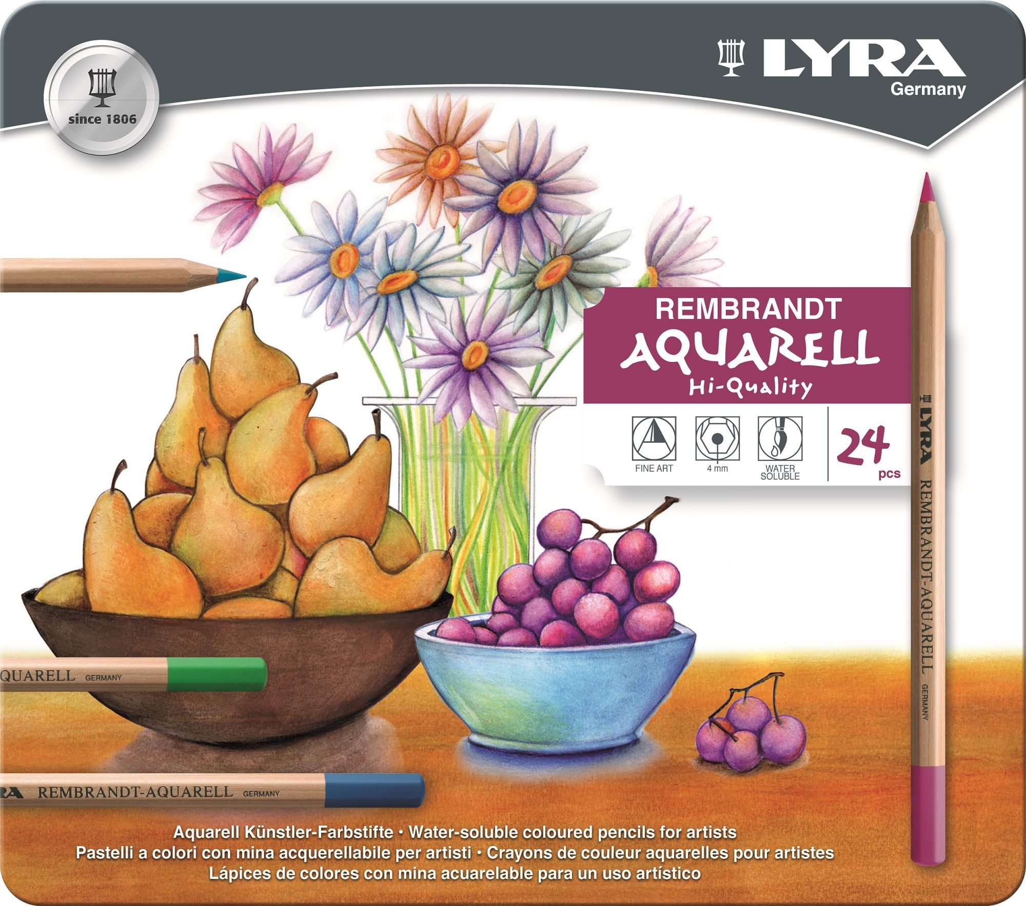 Lyra "Rembrandt Aquarell"