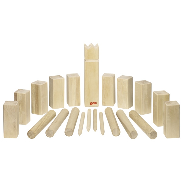 Kubb-Spiel im Baumwollbeutel, große Ausführung Kubb-Spiel im Baumwollbeutel, große Ausführung