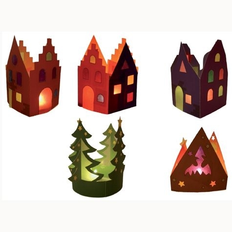 Adventsdorf, Haus und Baum Adventsdorf, Haus und Baum