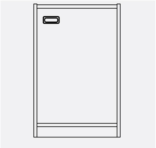 Unterschrank Korpus-Classic; Tür rechts Unterschrank Korpus-Classic; Tür rechts