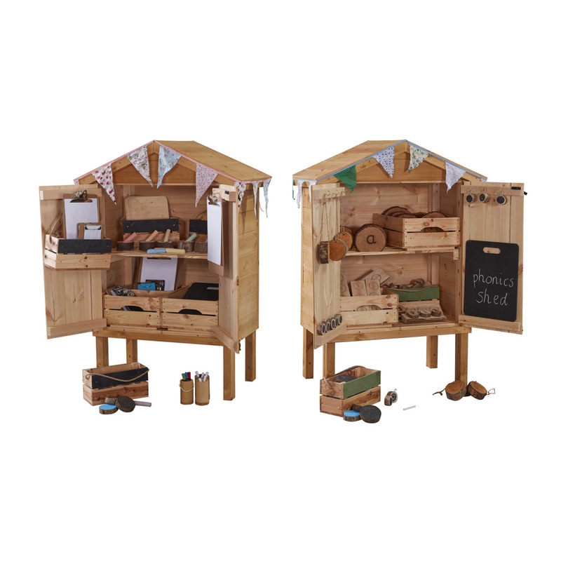 Cosy Outdoor Schränke mit Fächern, 2 Stück