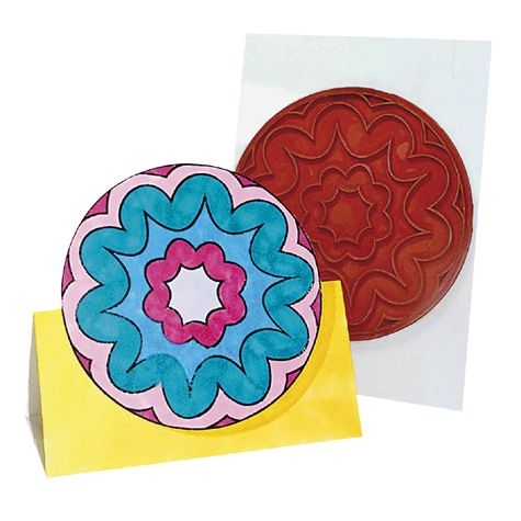 Stempel,Mega,Mandala Blume, Motiv Ø 13cm Stempel,Mega,Mandala Blume, Motiv Ø 13cm