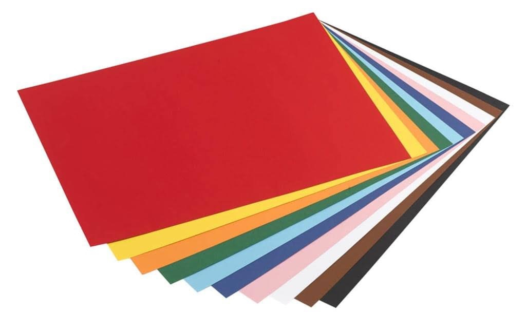 Tonpapier 130 g, DIN A3 - 50 Blatt in 10 Farben