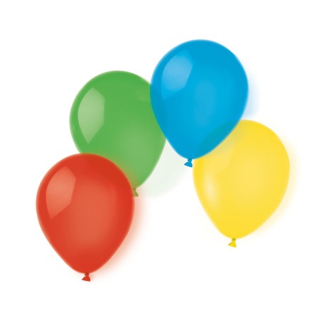 Luftballons 100 Stück, 20,3 cm, bunt