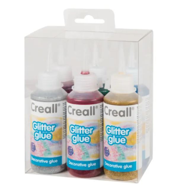 Creall Glitter Glue 6er-Pack