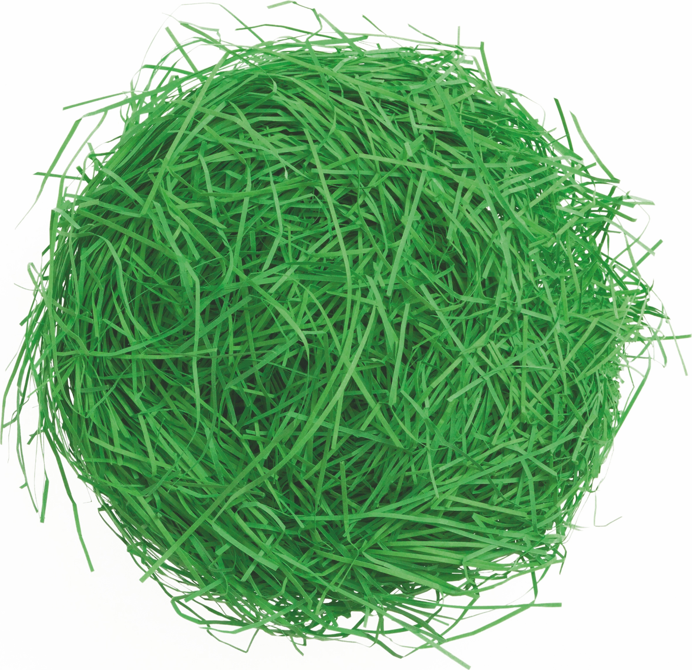 Dekogras aus Papier, grün Dekogras aus Papier, grün