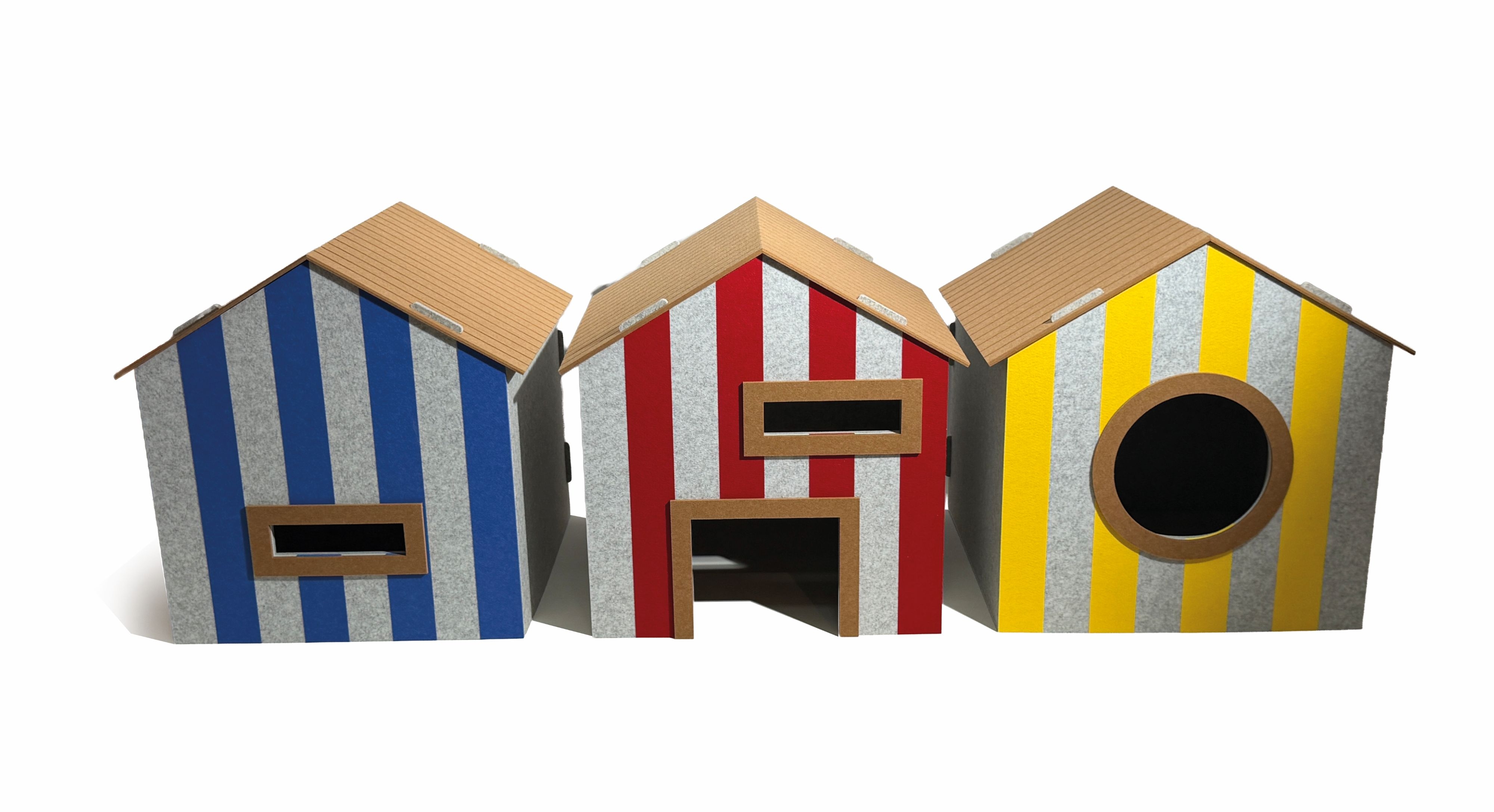 Akustik-Haus 3er-Set mit Schallabsoption