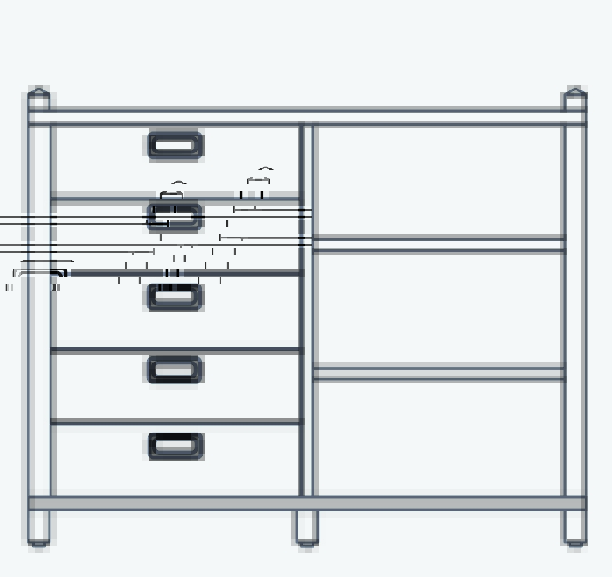 Unterschrank "Prinova" B/H/T 106x86x40 Unterschrank "Prinova" B/H/T 106x86x40