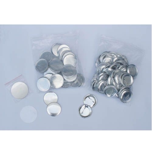 Buttonrohlinge 56 mm mit Anstecknadel Metall Buttonrohlinge 56 mm mit Anstecknadel Metall