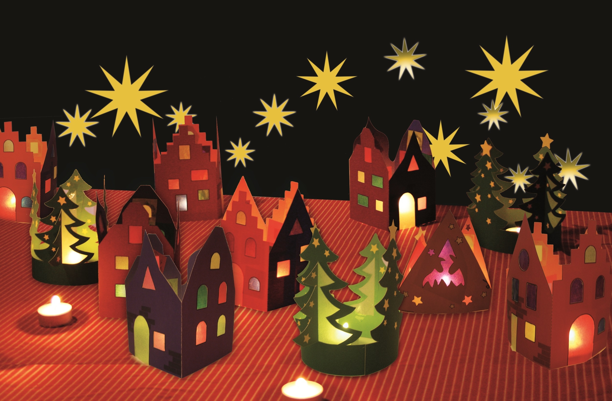 Adventsdorf, Krippe und Haus Adventsdorf, Krippe und Haus