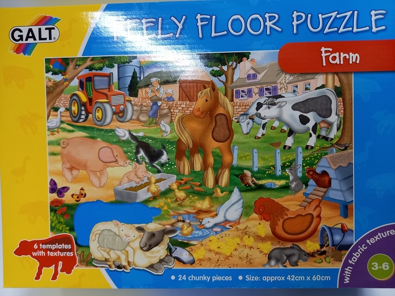 Bodenpuzzle "Bauernhof" mit Textiloberfläche Bodenpuzzle "Bauernhof" mit Textiloberfläche