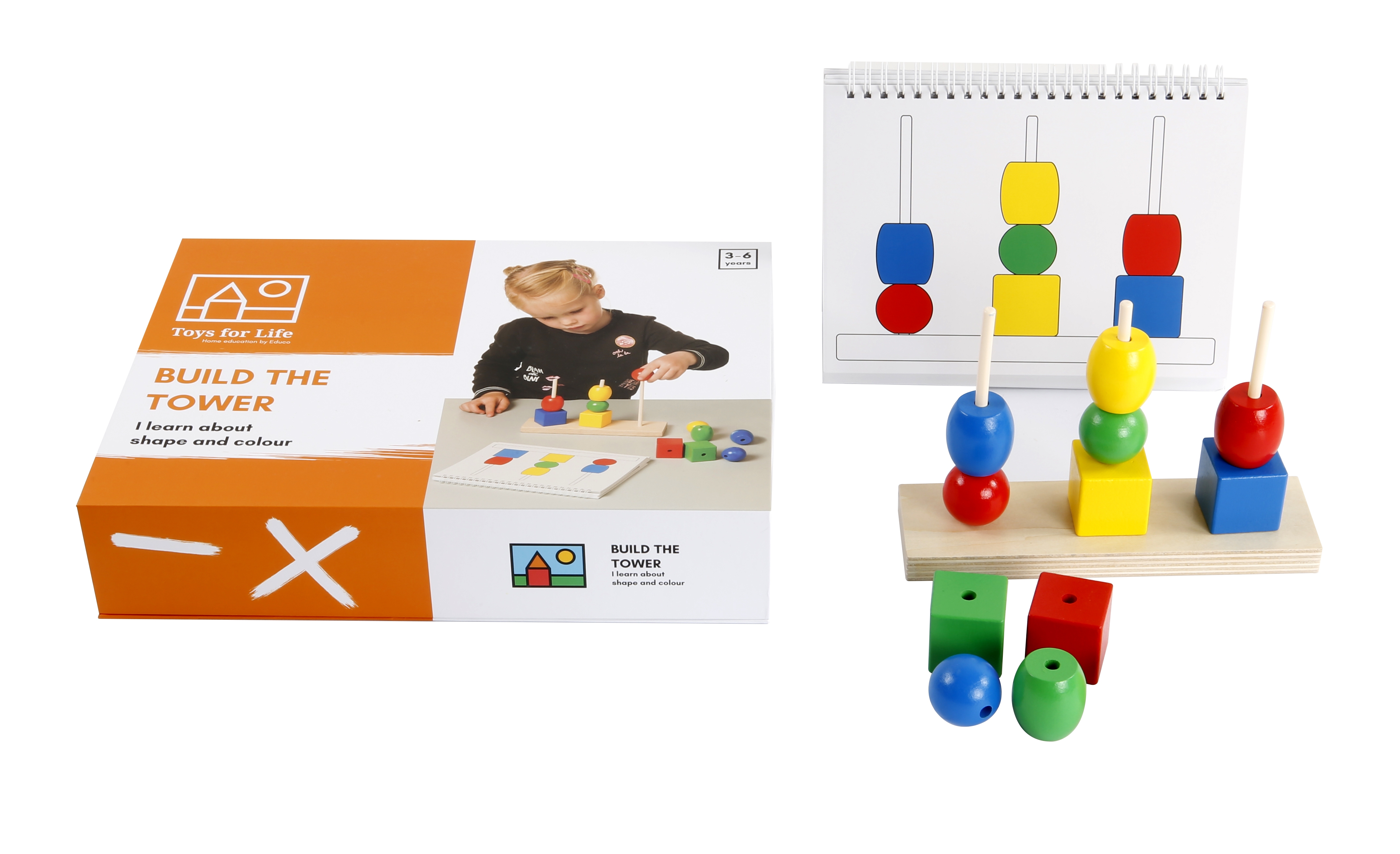 Lernspiel "Build the tower" - Baue den Turm Lernspiel "Build the tower" - Baue den Turm