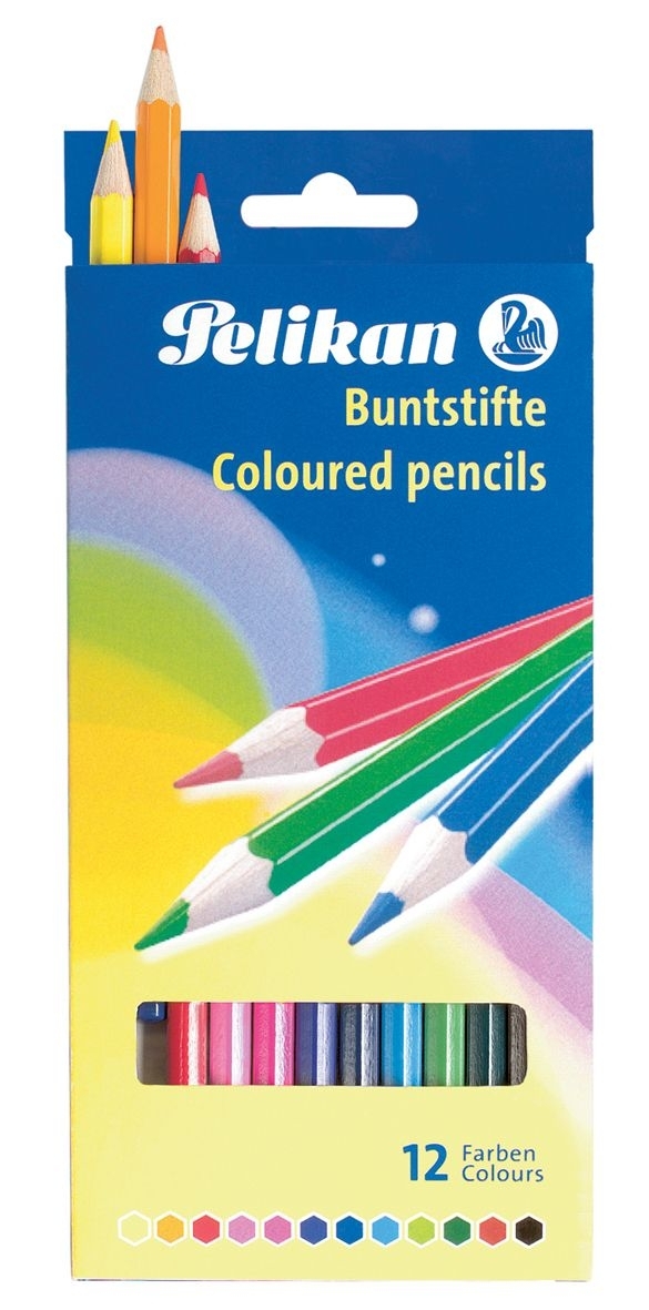 Buntstifte Standard, lang, 12 St.