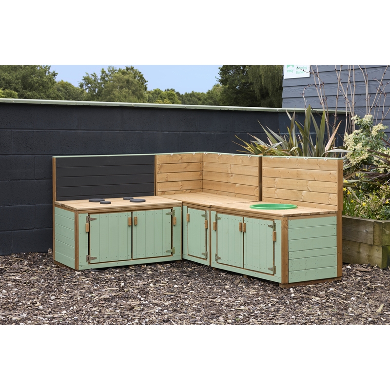 Cosy Country Matschküche aus Holz – Outdoor 65 cm