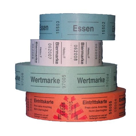 Essensmarken 500er-Abrisse Essensmarken 500er-Abrisse