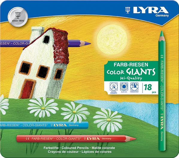 Lyra Farb-Riesen lackiert im Metalletui